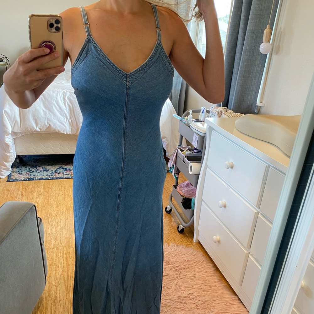 Long Denim Dress